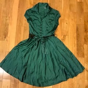 Vintage green dress